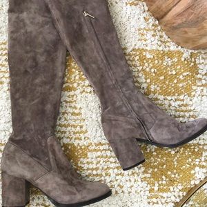 Karen Millen size 39 over the knee suede boots